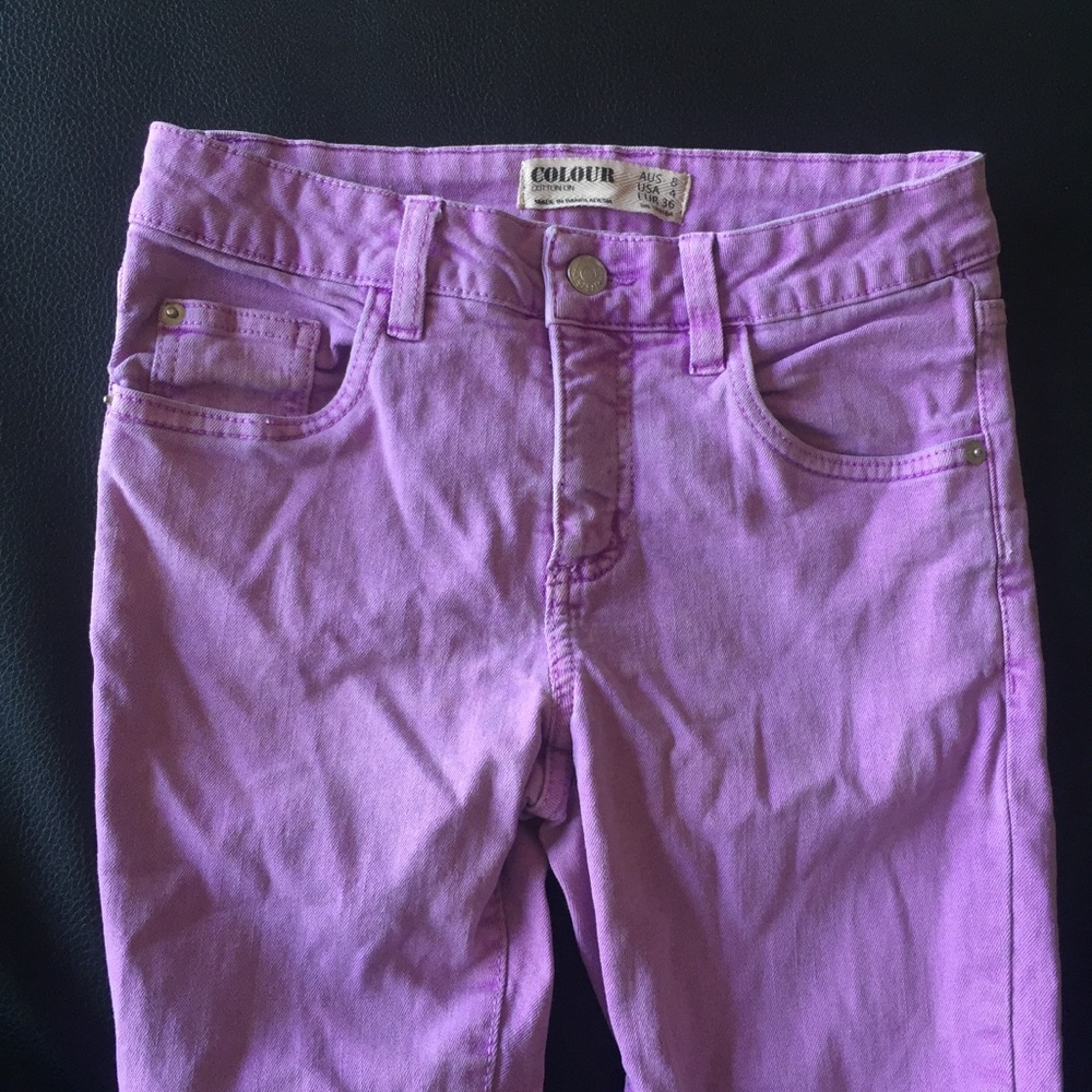 Light purple skinnies